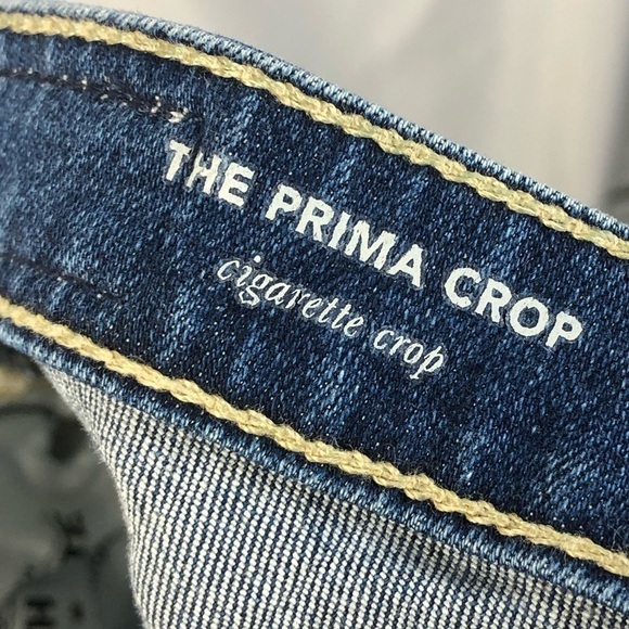 AG Adriano Goldschmied The Prima Crop Dark Wash Skinny Jeans 24 - Picture 5 of 5